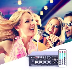 Party Light&Sound Wzmacniacz karaoke 2x 25W PLS1250USB-RC one size 8