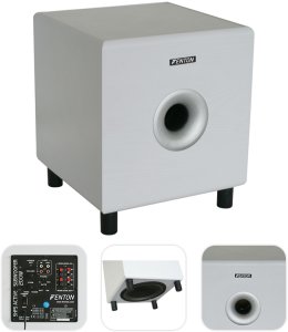 Kolumna Fenton Subwoofer aktywny 8" 200W biały SHFS08W one size 6