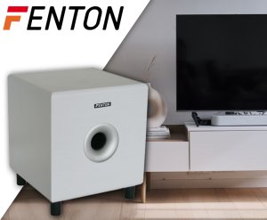 Kolumna Fenton Subwoofer aktywny 8" 200W biały SHFS08W one size 7