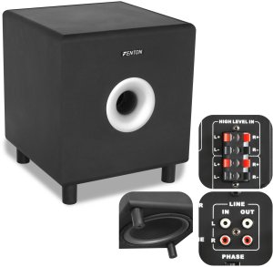 Subwoofer aktywny 10'' 200W SHFS10B Fenton one size 1