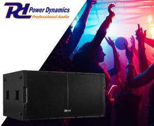 Kolumna Power Dynamics Subwoofer pasywny 2x 18" 2000W PDY2218S one size 2