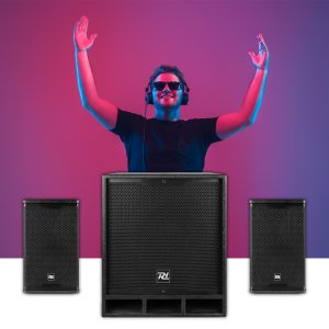 Zestaw nagłośnieniowy ComboSet 1500 15"subwoofer 2x kolumna 8" Power Dynamics one size 18