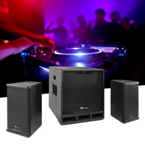 Zestaw nagłośnieniowy ComboSet 1800W subwoofer 18''18'' 2x kolumna 10" Power Dynamics one size 21
