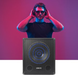 Subwoofer aktywny 15'' 600W Vonyx SWA15 one size 4