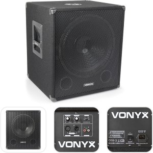 Subwoofer aktywny 15'' 600W Vonyx SWA15 one size 5