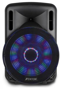 Głośnik Fenton Kolumna mobilna z mikrofonem FT15LED 15" 800W one size 4