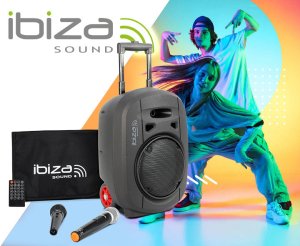 Kolumna mobilna Ibiza PORT8UHF-MKII-TWS one size 3