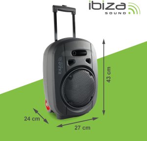 Kolumna mobilna Ibiza PORT8UHF-MKII-TWS one size 31