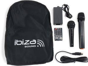 Kolumna mobilna Ibiza PORT8UHF-MKII-TWS one size 38
