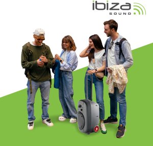 Kolumna mobilna Ibiza PORT8UHF-MKII-TWS one size 42