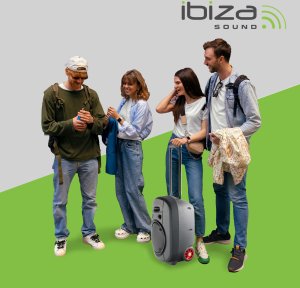 Kolumna mobilna Ibiza PORT8UHF-MKII-TWS one size 43