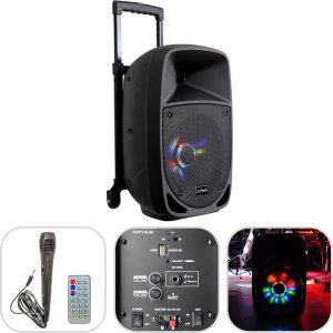 Kolumna mobilna z mikrofonem 300W Party Light&Sound PARTY-8LED one size 1