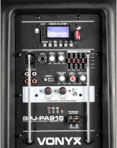 Głośnik Vonyx Kolumna mobilna z mikrofonami UHF SPJ-PA915 one size 8