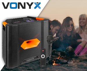 Głośnik Vonyx Kolumna mobilna ROCK300 180W BT FM bateria one size 20