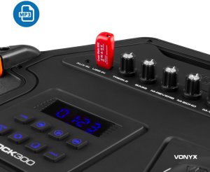 Głośnik Vonyx Kolumna mobilna ROCK300 180W BT FM bateria one size 22