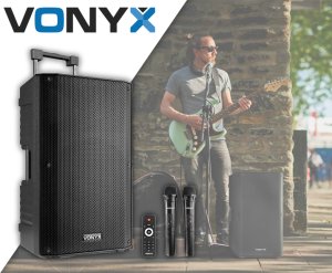 Głośnik Vonyx Kolumna mobilna PORT VSA500 12" one size 3