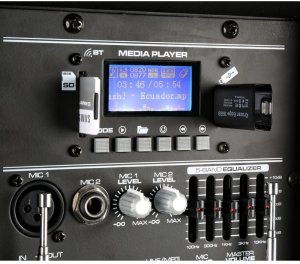 Kolumna mobilna z mikrofonami 600W Vonyx AP1200PA 12" one size 12