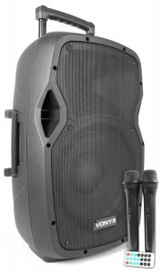Głośnik Vonyx Kolumna mobilna z mikrofonami 600W AP1200PA one size 3
