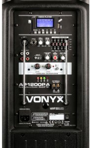Głośnik Vonyx Kolumna mobilna z mikrofonami 600W AP1200PA one size 5