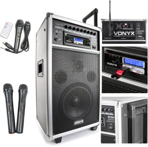 Kolumna mobilna z mikrofonami Vonyx ST100 MK2 one size 1
