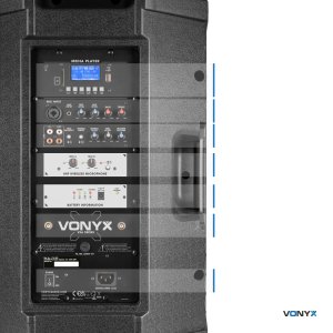 Głośnik Vonyx Kolumna mobilna PORT VSA500-BP 12" Combi one size 15