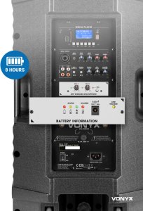 Kolumna mobilna 1000W VSA700-BP 15" Combi one size 14