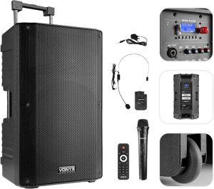 Kolumna mobilna 1000W VSA700-BP 15" Combi one size 2