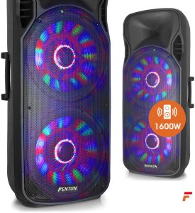 Kolumna aktywna mobilna LED FT215LED 2x 15" 1600W Fenton one size 3