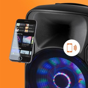 Kolumna aktywna mobilna LED FT215LED 2x 15" 1600W Fenton one size 4