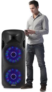 Kolumna aktywna mobilna LED FT215LED 2x 15" 1600W Fenton one size 10