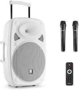 Kolumna z mikrofonami/ nagłośnienie mobilne Verve46 15Vonyx biały one size 1