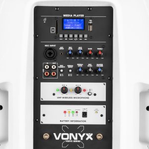 Kolumna z mikrofonami/ nagłośnienie mobilne Verve46 15Vonyx biały one size 12