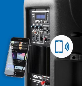 Głośnik Vonyx Kolumna aktywna 2x10'' 1000W BT SPX-PA9210 one size 16