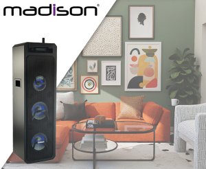 Kolumna Madison Kolumna aktywna HIFI 400W BT CD MAD-HIGHPOWER400CD one size 3