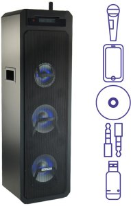 Kolumna Madison Kolumna aktywna HIFI 400W BT CD MAD-HIGHPOWER400CD one size 8