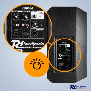 Kolumna aktywna 15'' 500W Power Dynamics PD615A one size 16