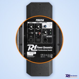 Kolumna aktywna 2x 15'' 800W Power Dynamics PD625A one size 13