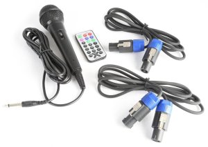 Kolumna Vonyx Zestaw nagłośnieniowy 2.1 2x kolumna 8'' subwofer 12'' statywy one size 3