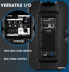 Kolumna Vonyx Kolumna aktywna 1sz 15'' 900W z Bi-Amp i DSP one size 16