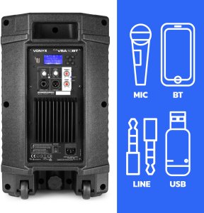 Kolumna aktywna 10" 500W BT MP3 VSA10BT Vonyx one size 12