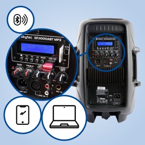 Kolumna aktywna 10'' 400W Vonyx SPJ-1000ABT one size 13