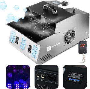 Wytwornica baniek i dymu z efektem LED Octopus 1500BL DMX pilot Firefog one size 1