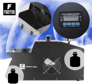Firefog Wytwornica baniek i dymu z efektem LED Octopus 1500BL DMX pilot one size 7