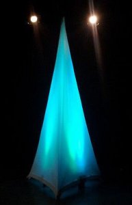 Materiał na statyw kolumnowy LYCRA-STAND-1.2M Biały one size 3