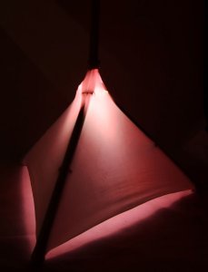 Materiał na statyw kolumnowy LYCRA-STAND-0.7M Biały one size 4