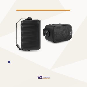 Kolumny instalacyjne 3" 60W IPX5 PD BGO30 czarne w zestawie 2szt one size 14