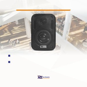 Kolumny instalacyjne 3" 60W IPX5 PD BGO30 czarne w zestawie 2szt one size 15