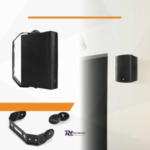 Kolumny instalacyjne dwudrożne 100W - para, kolor czarny one size 16