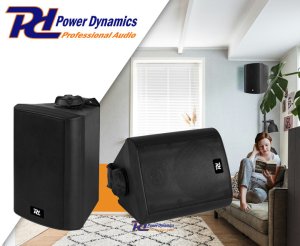 Kolumny instalacyjne dwudrożne 100W - para, kolor czarny one size 2