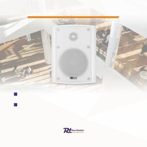 Zestaw kolumn instalacyjnych 100V 4" 100W BC40V PD one size 15